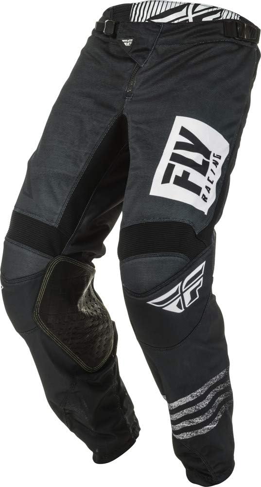 Fly Racing 2019.5 Kinetic Mesh Pants - Noiz (30) (Black/White)