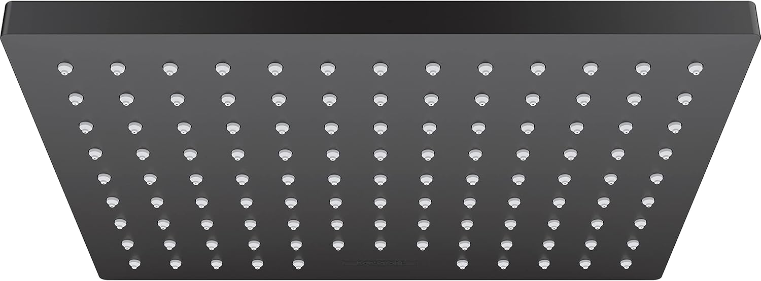 hansgrohe 26281671 Vernis Shower Head Showerhead, Matte Black Pack of 2