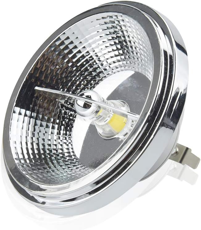 Luxvista AR111 LED G53 Retrofit Recessed Lighting - 12W (100W Equivalent) 120V ES111 Aluminized Reflector Flood Light Bulb, Perfect for Retail Showroom Displays Hallway Warm White 3000K(1-Pack)