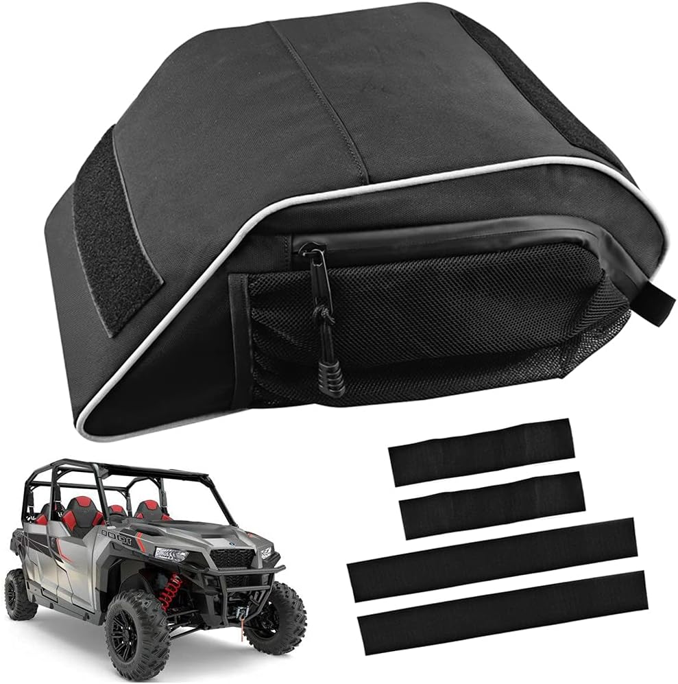 Sammanlight Polaris General Console Bag Center Seats Storage Bag Console Organizer Storage Bag Compatible with Polaris General 1000/1000-4 2016 2017 2018 2019 2020 2021 (Blck-1 Pack）