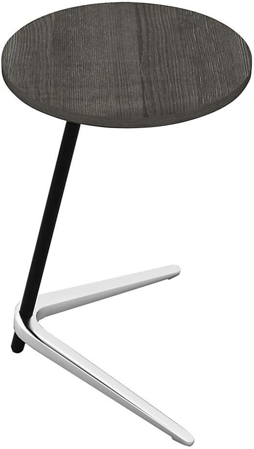 Lorell Guest Area Round Top Accent Table, Mahogany