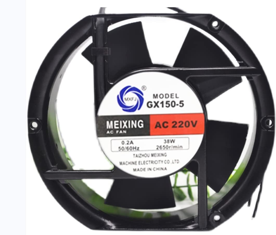 GX150-5 172x150x51mm AC220 0.2A 38W 2650RPM 2-Wire Cooling Fan