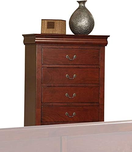 Acme Louis Philippe III Chest in Cherry Finish 19526