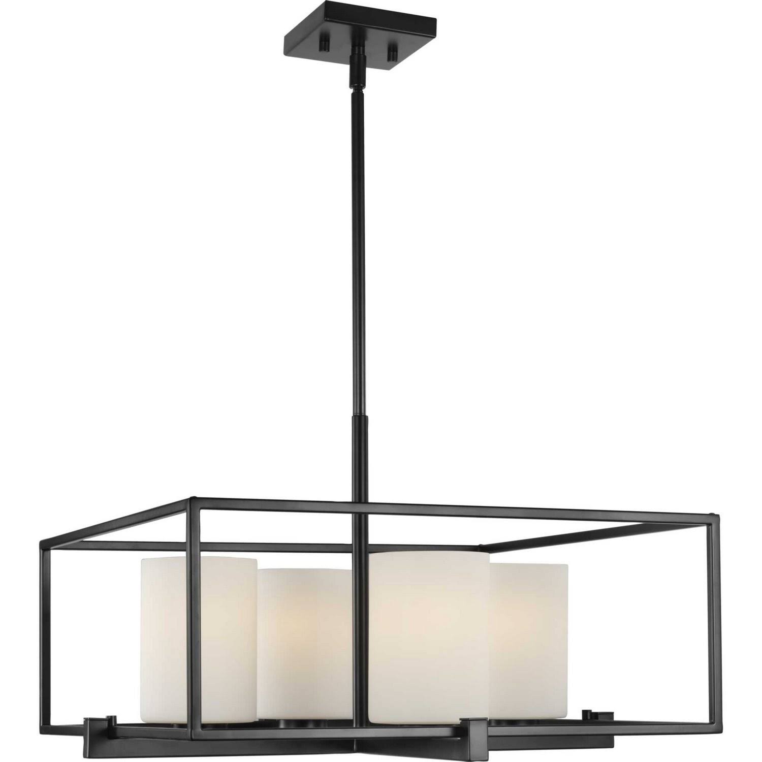 Progress Lighting Chadwick 4-Light Black Traditional Chandelier | P400226-031