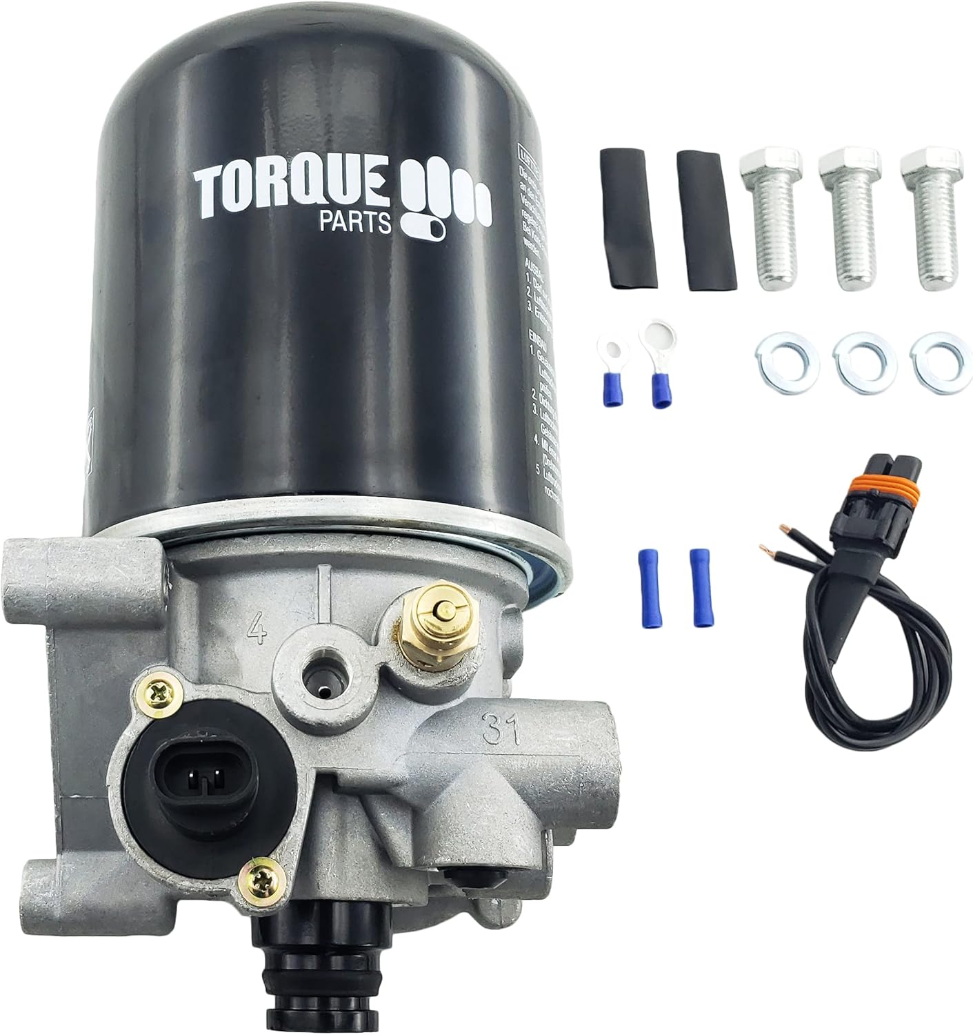 TORQUE R955079 Air Dryer with Coalescing Cartridge (Replaces Meritor R955300, 955300, 955079, Haldex 955079CX) (TR955079)