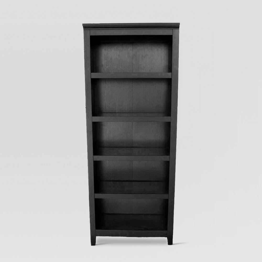Threshold Carson 5 Shelf Bookcase, Black