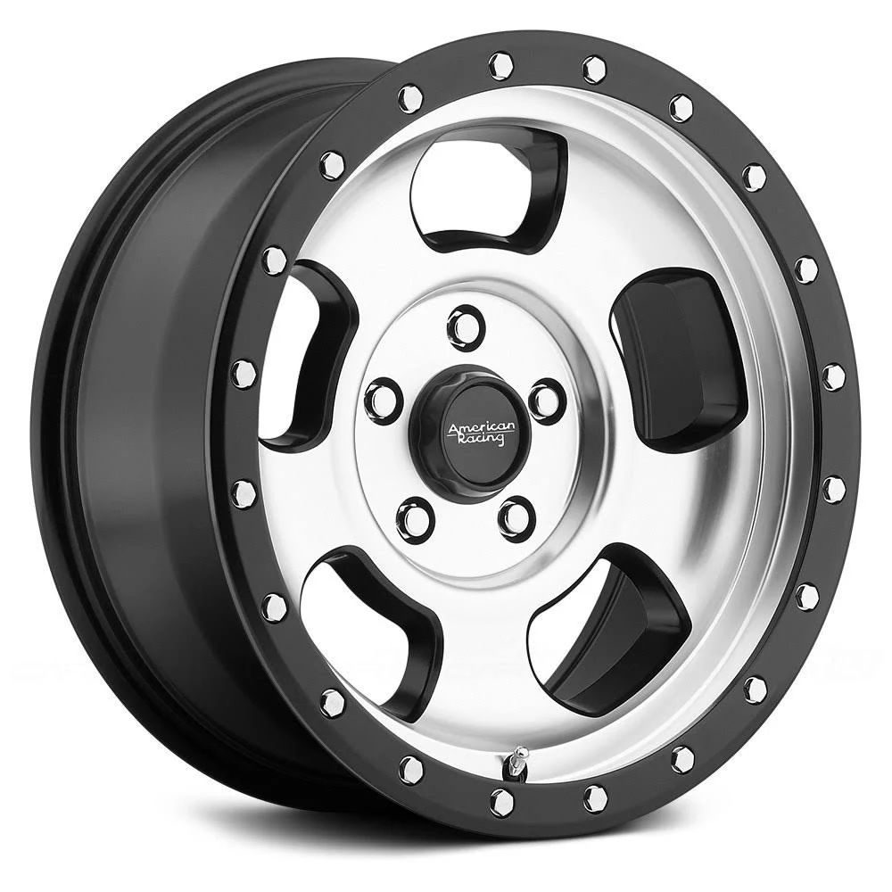 American Racing AR969 Ansen Off Road Machined Black 17x8 5x5 0mm (AR96978050500)