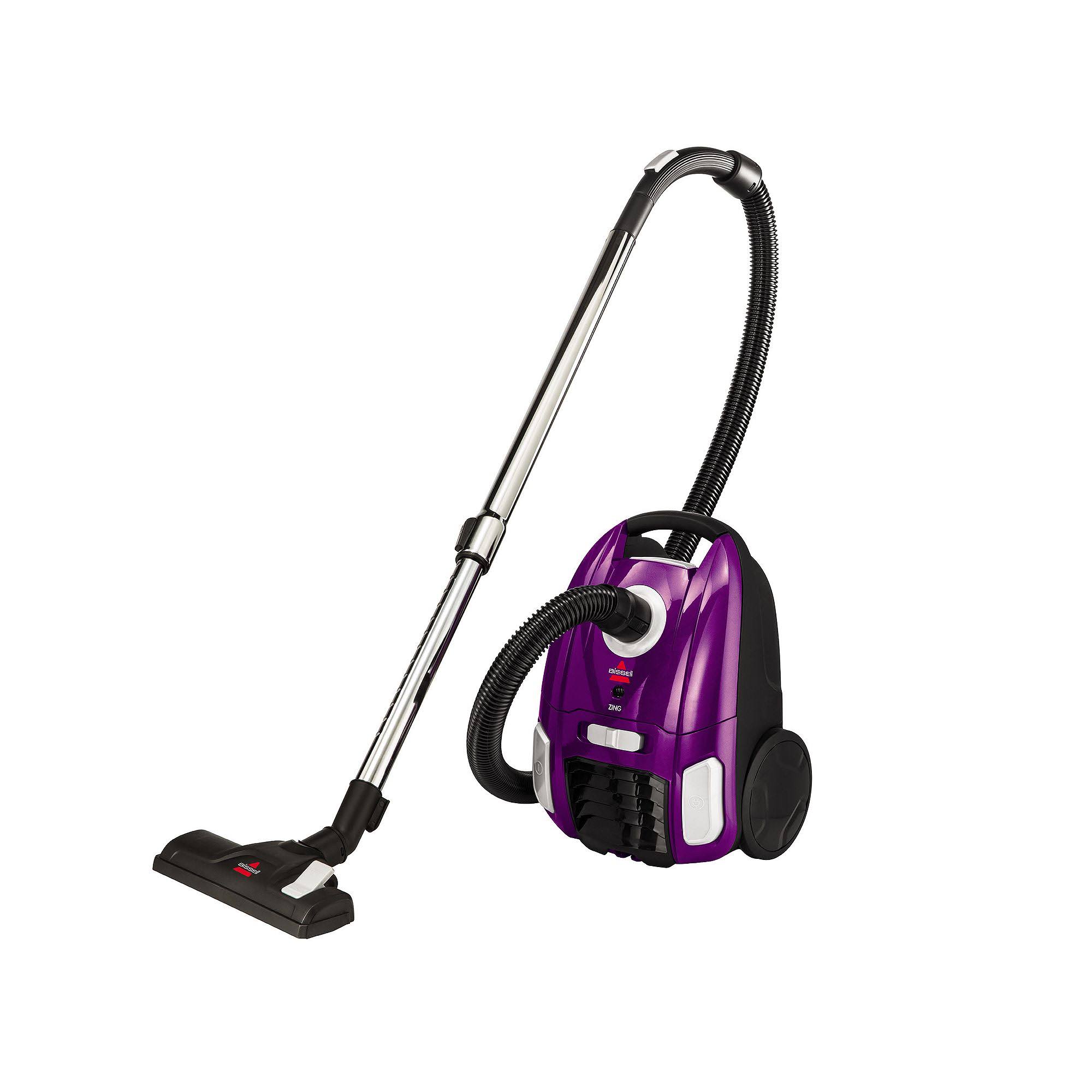 Bissell Zing Lightweight, Bagged Canister Vacuum, Purple, 2154a