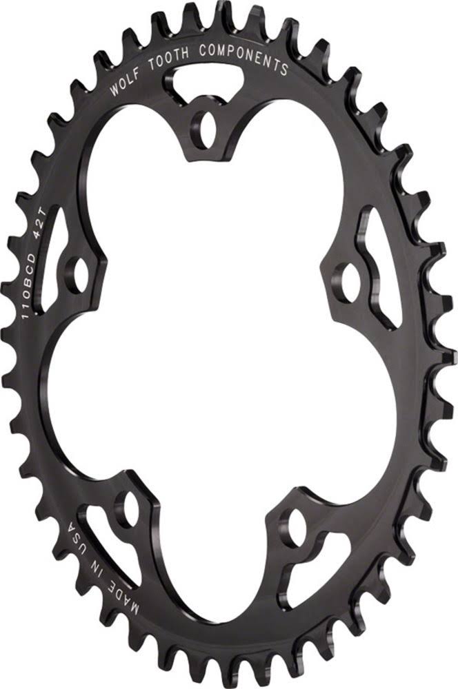 Wolf Tooth Components Cyclocross Chainring - Black - 38T