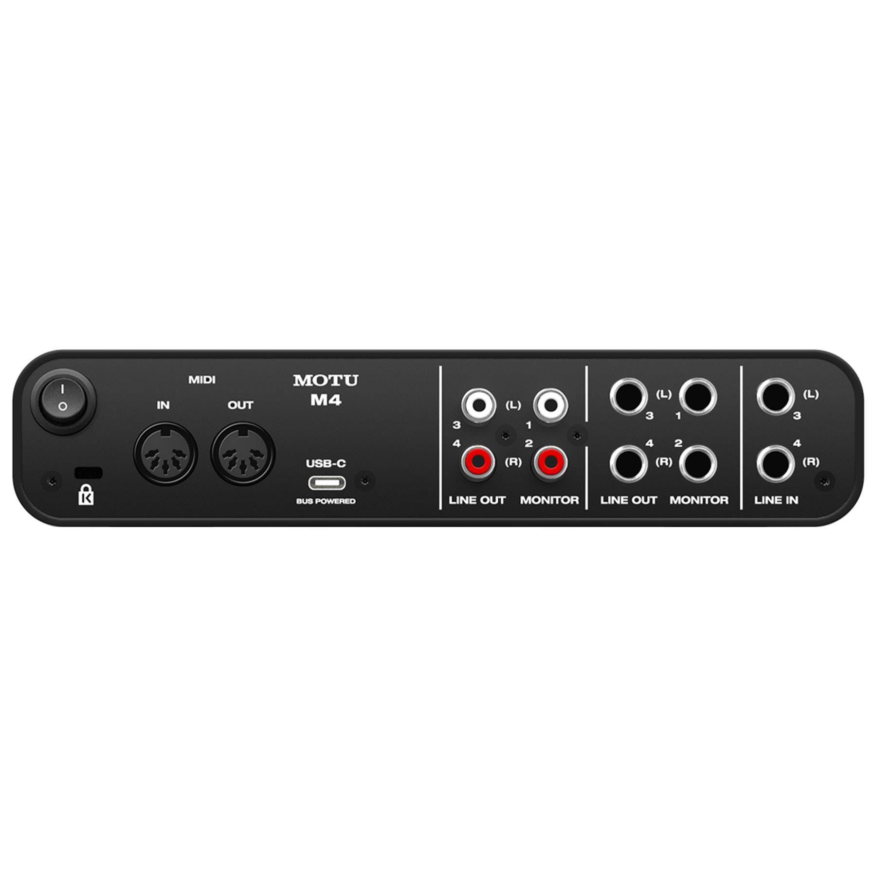 Motu M4 4x4 USB-C Audio Interface