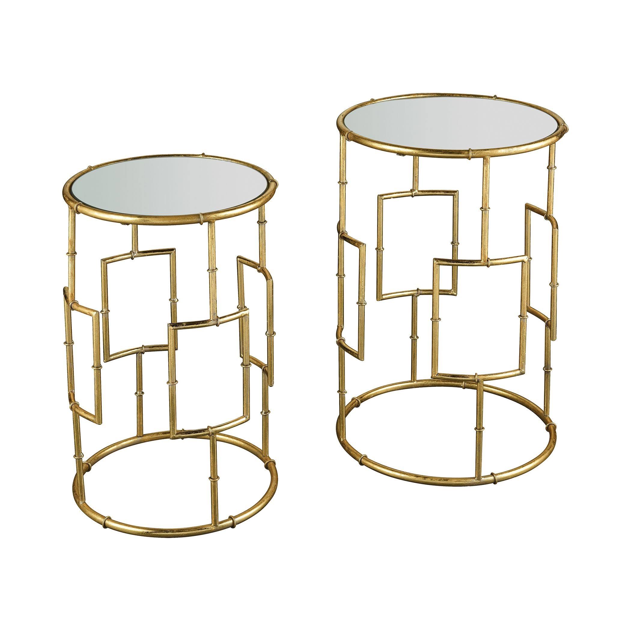 Stein World King Priam Accent Tables - Round (Set of 2)