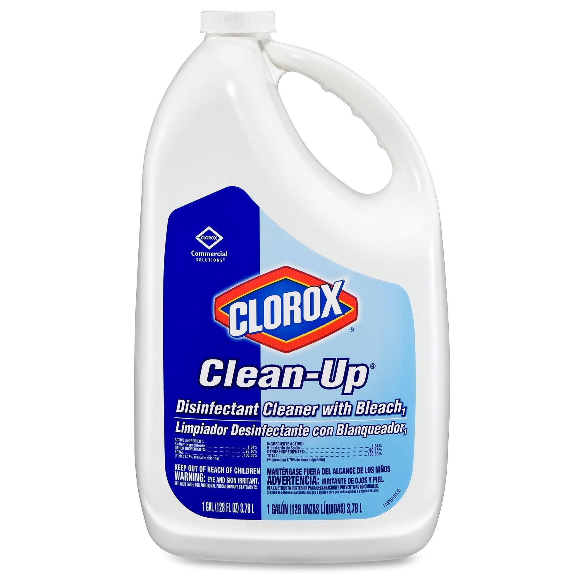 Clorox CLO35420CT Clean-Up Cleaner with Bleach 128oz Bottle 4/CT