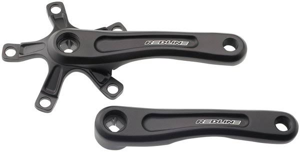 Redline Microline Crank Arm Set Black / 165mm