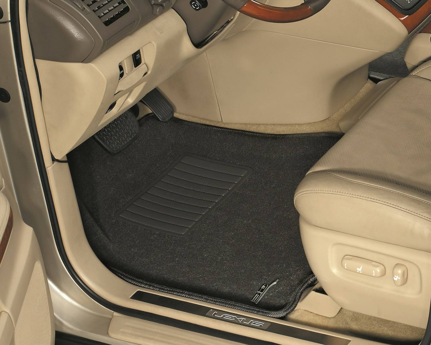 3D MAXpider L1TY08612209 - Classic Black Front Row Floor Mat