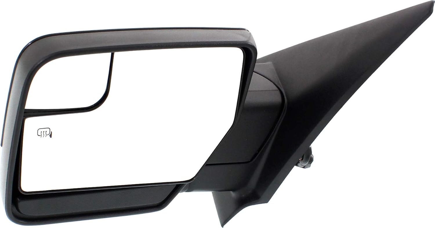 Garage-Pro Mirror Compatible For 2007-2017 Ford Expedition Left Driver Heated Power Glass Textured Black