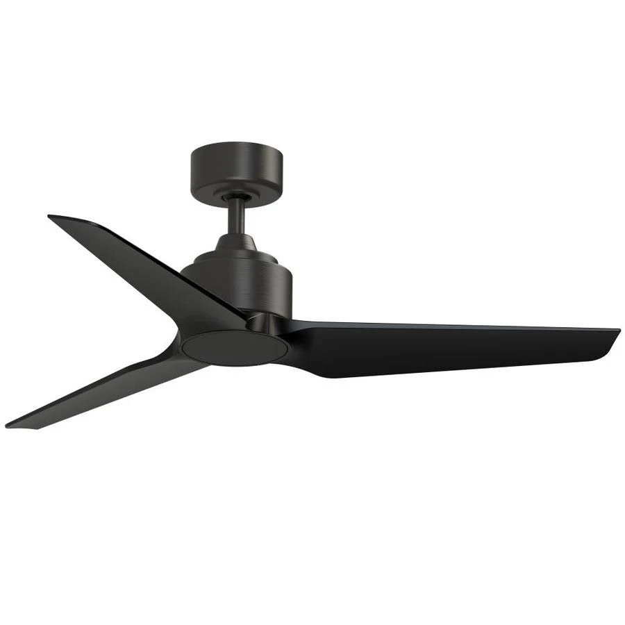 Fanimation TriAire Ceiling Fan - Color: Bronze - Blade Color: Black - FPD8514DZW-48BLW