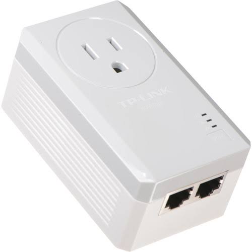 TP-Link Av500 Passthrough Powerline Adapter, 2 Ethernet Ports, 3-Pack Kit