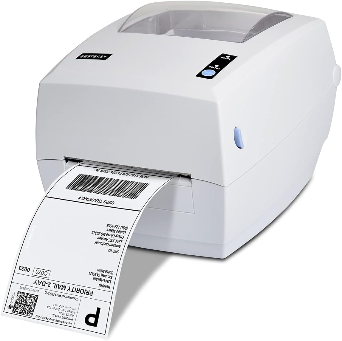 BESTEASY Thermal Label Printer, High Speed Label Printer for Shipping Packages, Label Printer for Small Business, Compatible with USPS,FedEx,Amazon, Ebay,ups,etsy,etc