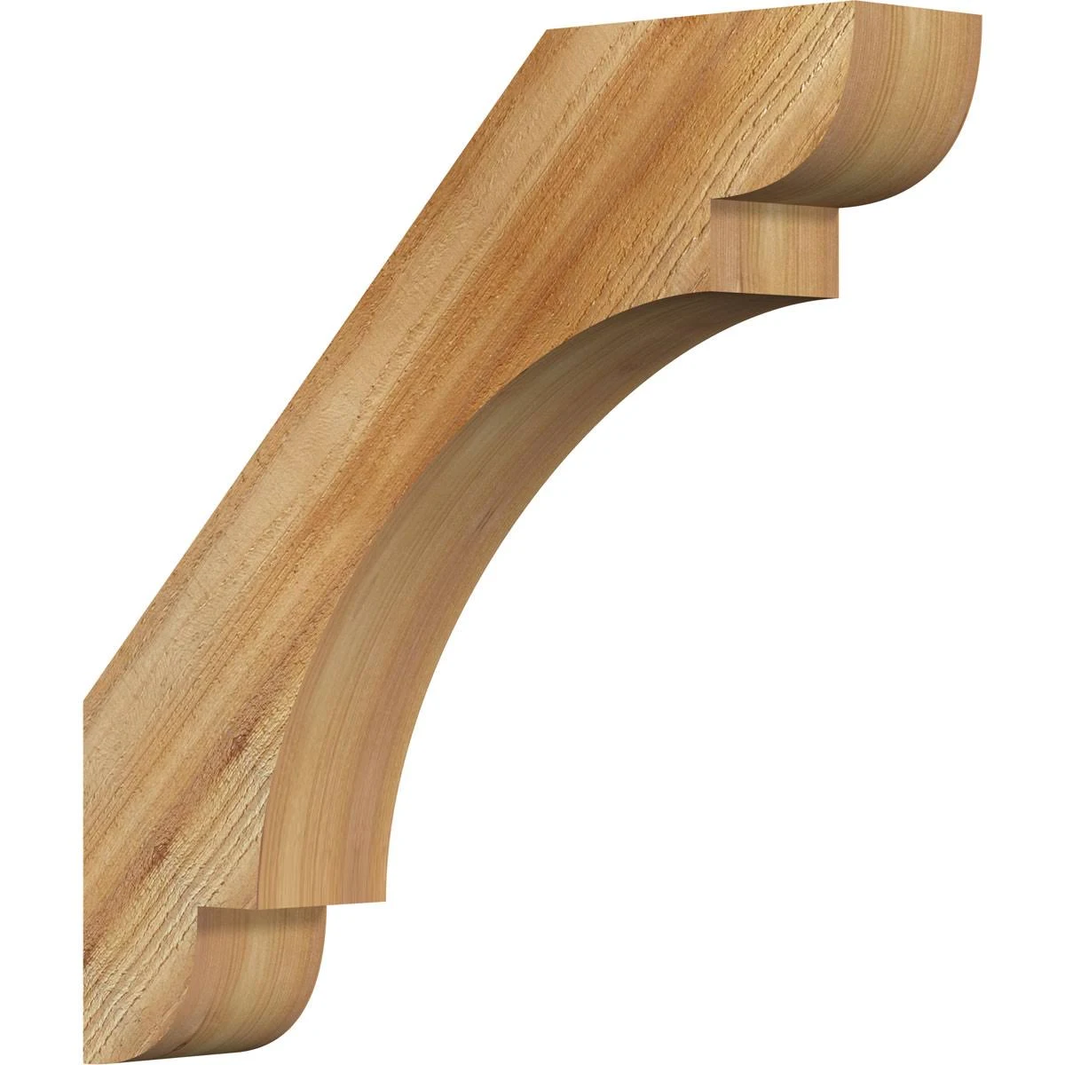 4x22W x 22x22D x 22x22H Olympic Rough Sawn Brace, Western Red Cedar