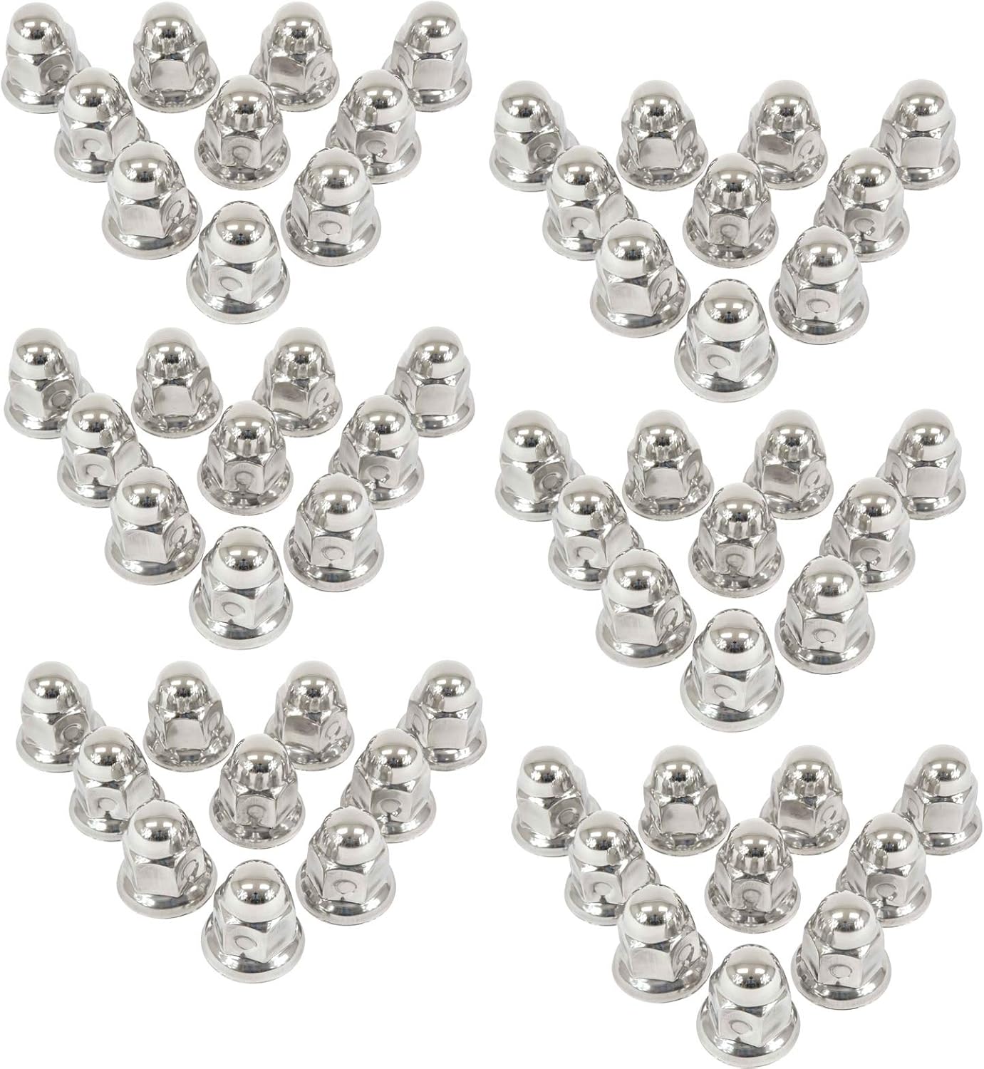 Mytee Products Stainless Steel Lug Nut Covers, 2