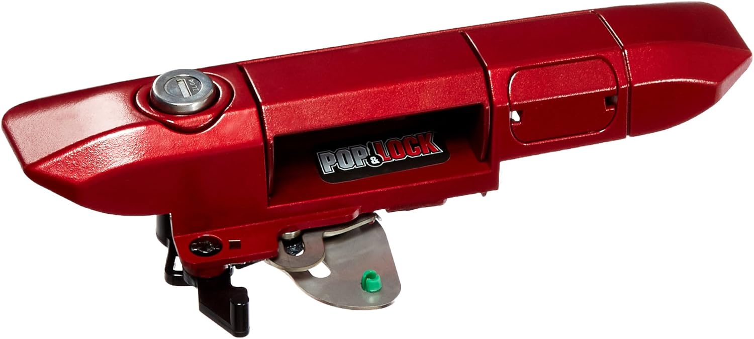 Pop & Lock PL5509 Magnetic Gray Metallic Manual Tailgate Lock for Toyota Tacoma (Standard Lock)