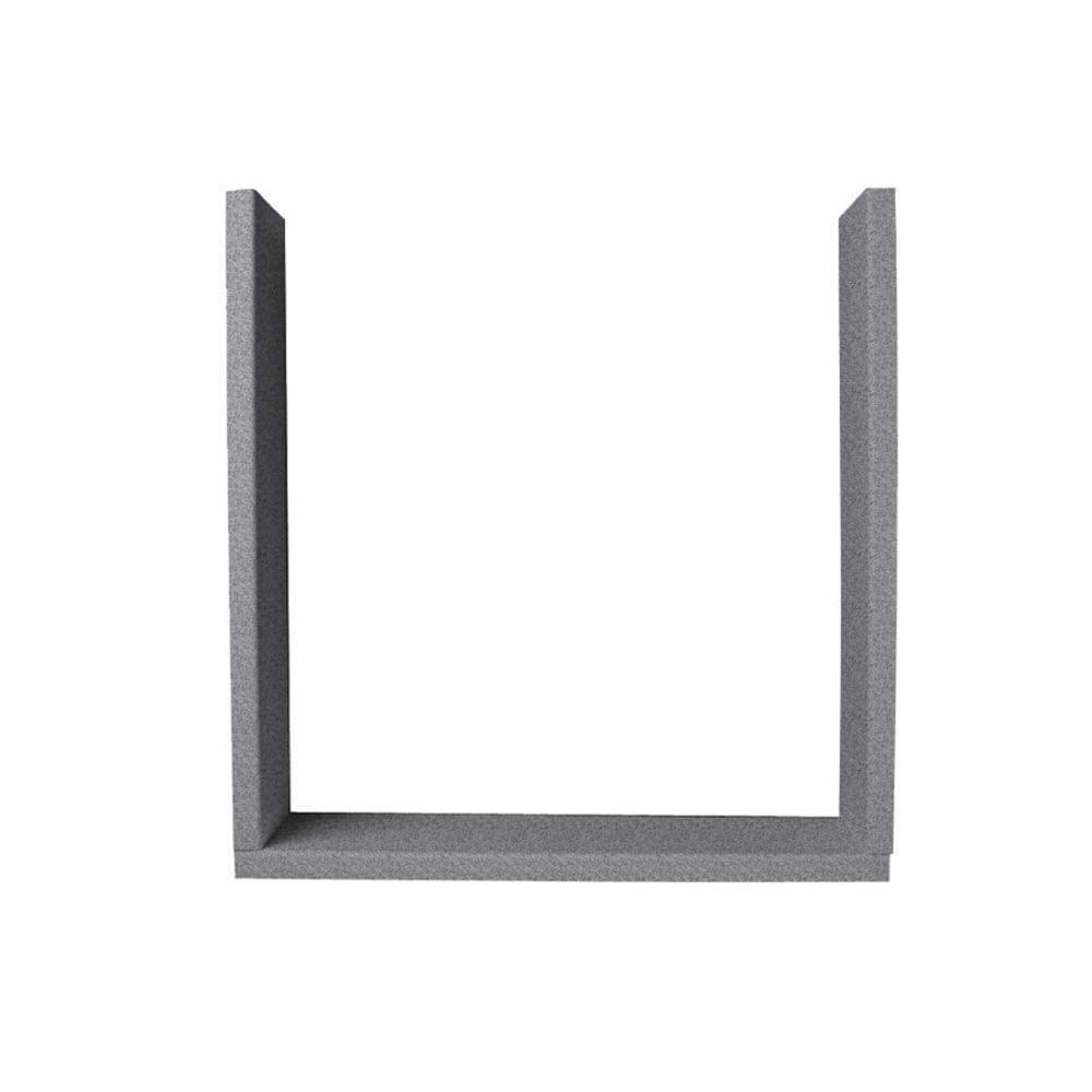 Swan Solid Surface 10-in x 36-in x 36-in Window Trim Kit in Gray Granite