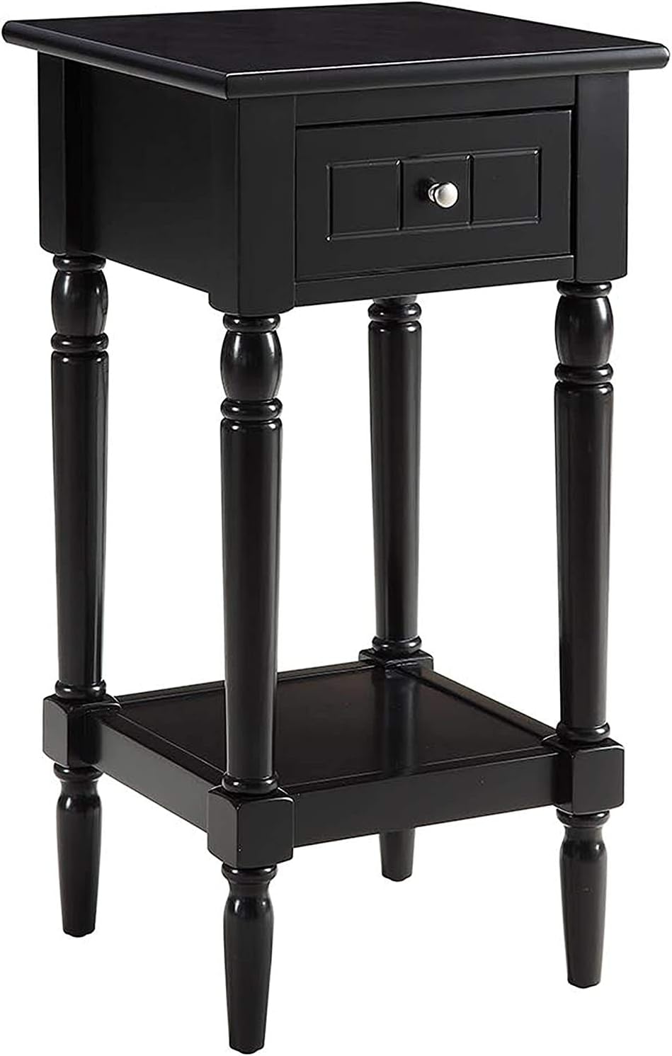 Convenience Concepts French Country Khloe Accent Table, Black