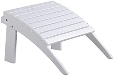 Riverbay Furniture Adirondack Ottoman in Red Pack of 2