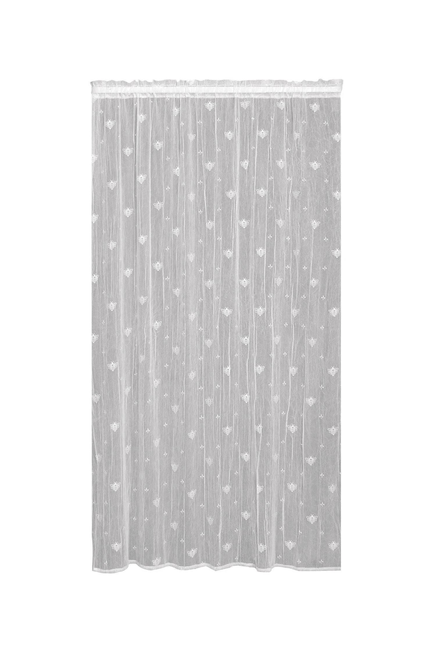 Heritage Lace 7165W-4584 Bee 45 x 84 in. PANEL, White