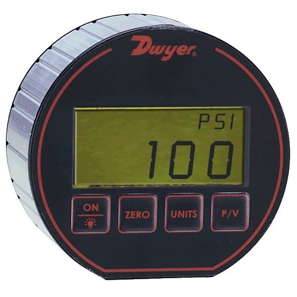 Dwyer DPG-108 Digital Pressure Gauge (0.25 Accuracy, 0-500 PSI)