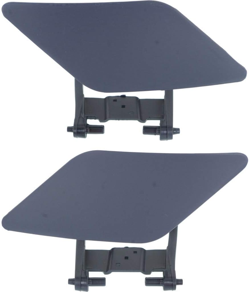 For Mercedes-Benz CLS63 AMG Headlight Washer Cover 2012 2013 2014 Driver and Passenger Side Pair/Set | Primed | w/AMG Styling Package | MB1048121 + MB1049121 | 21888004059999 + 21888005059999