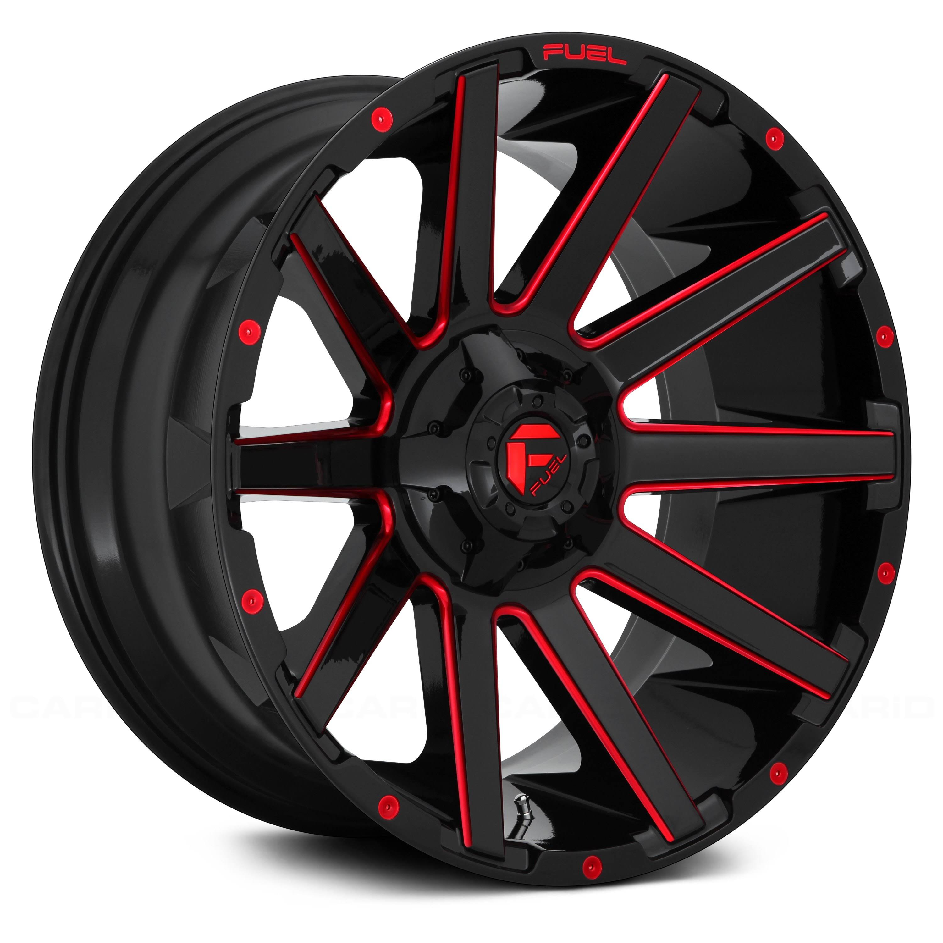 Fuel D64322202647 - Contra 22x22 Gloss Black