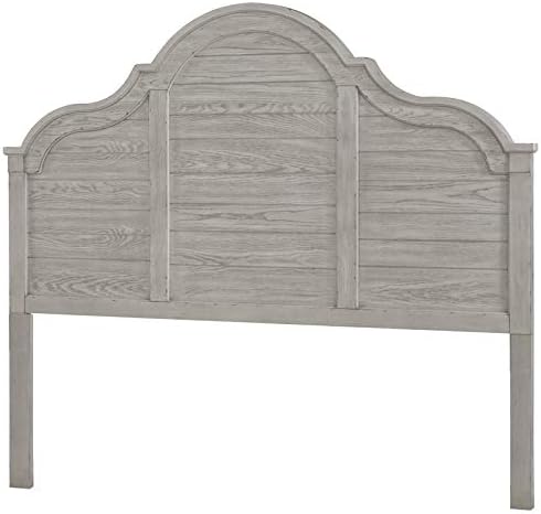 Legacy Classic Furniture Belhaven King/Cal King Arched Panel Headboard in Weathered Plank Finish Wood