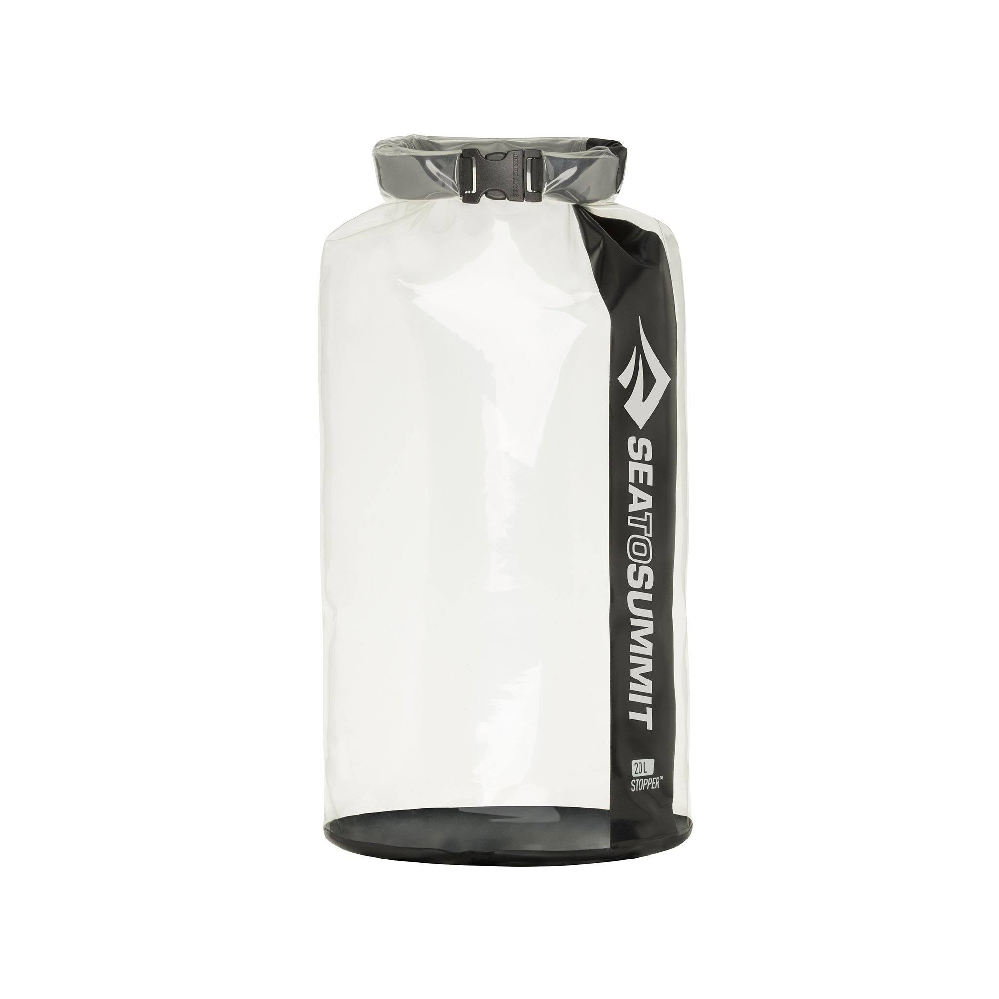 Sea to Summit Clear Stopper Dry Bag, 20 L - Black