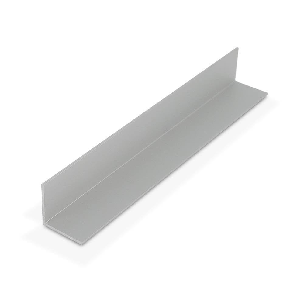 Outwater Plastics Alu469-S Satin Finish 1 inchx 1 inchx 1/16 inch Aluminum Angle MOULDING 36 inch Lengths (Pack of 4)