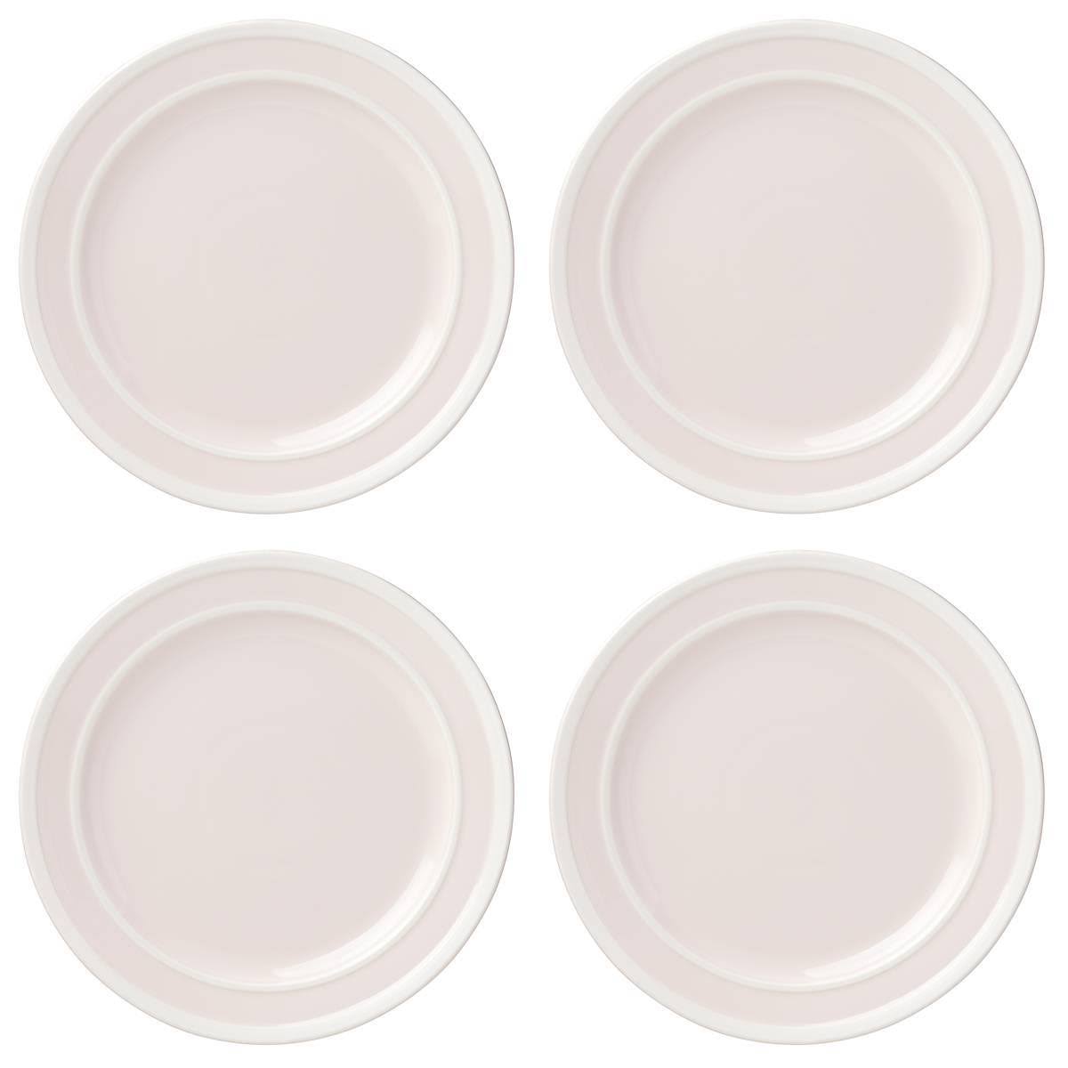 Kate Spade New York Sculpted Stripe Dinner Plate, Set of 4 - Black
