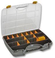 Raaco 715379 Tool Case, A47, 21 Dividers, Blk/Sil