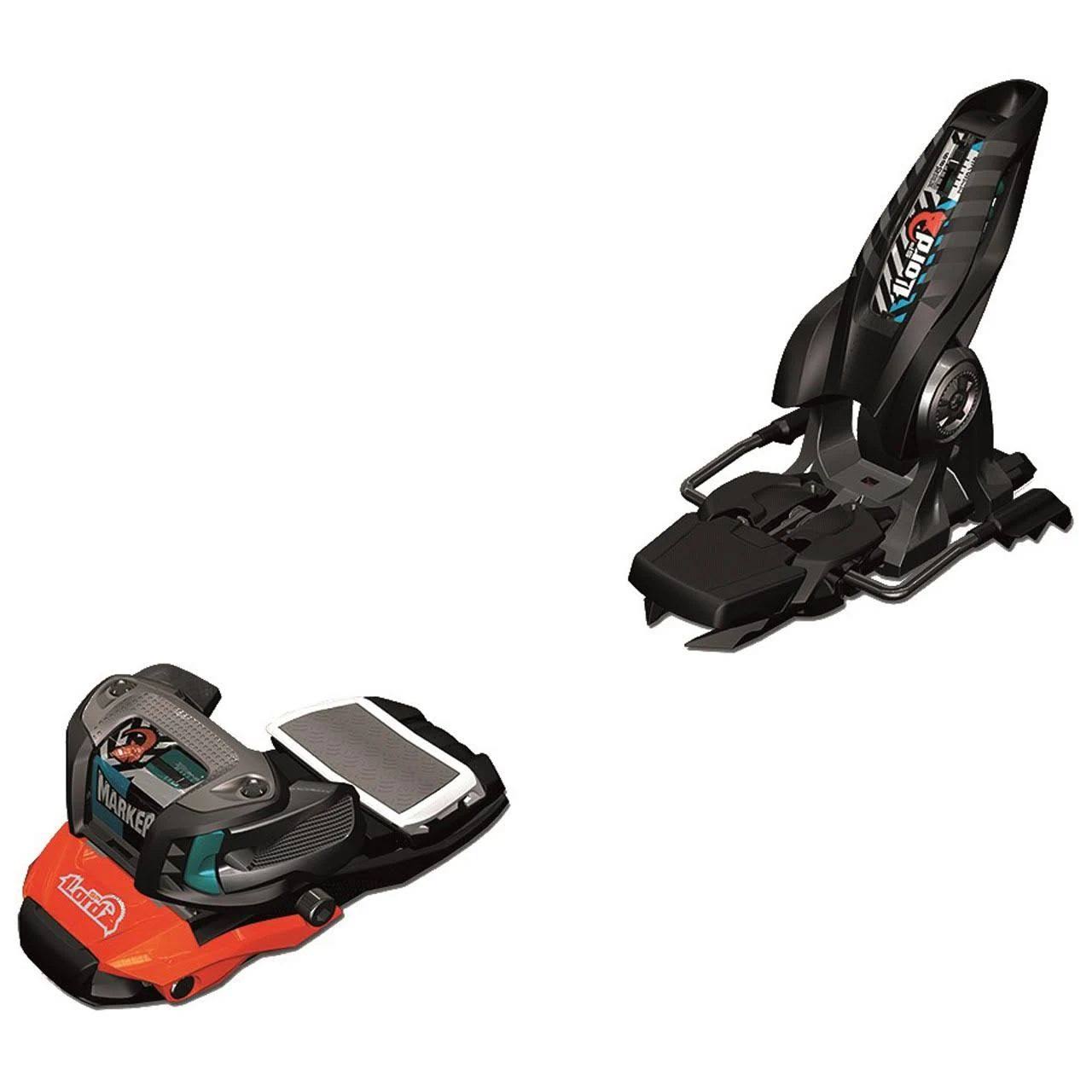 Marker Lord SP Ski Binding Black/White/Teal, 90mm