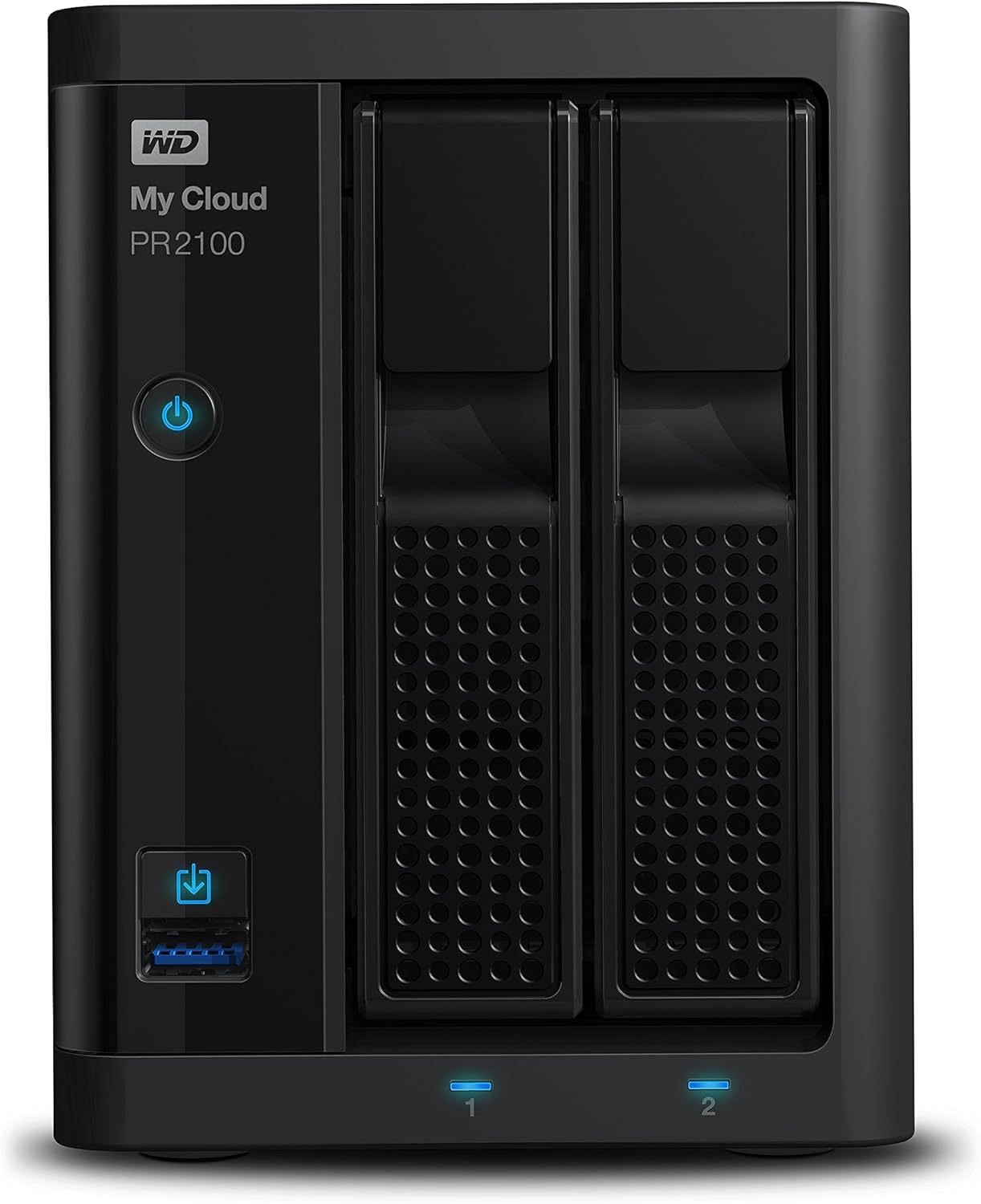 WD 8TB My Cloud Pro Series PR2100 Network Attached Storage - NAS - WDBBCL0080JBK-NESN