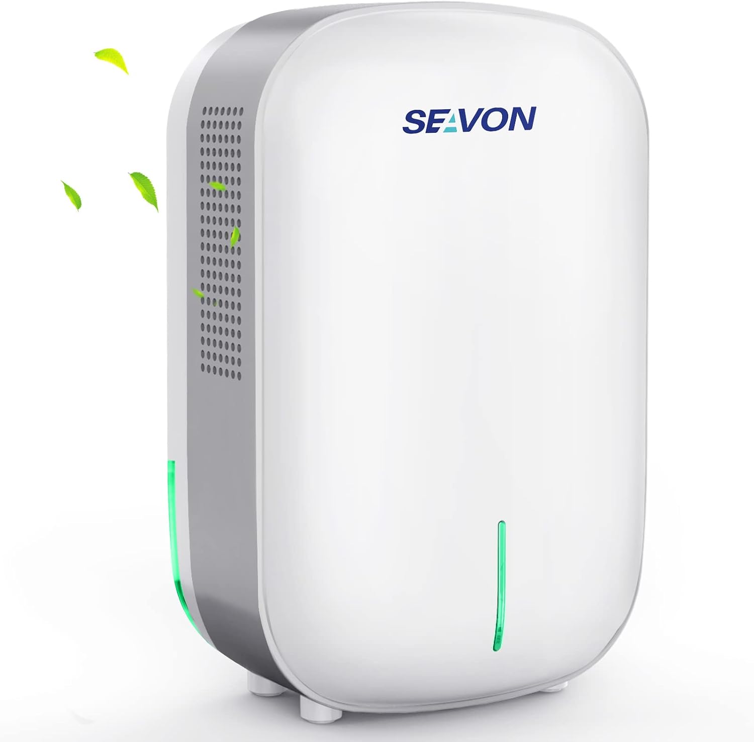 SEAVON Dehumidifier Small Dehumidifiers for Home 2200 Cubic Feet (260 sq ft), Portable and Compact 27 oz Capacity Quiet Dehumidifiers for Bedroom, Bathroom, RV, Closet, Basements, Auto Shut Off Pack of 2