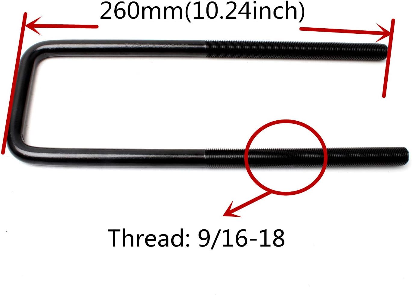 ZY WHEEL 2'' Rear Leveling Lift Kit Block with U Bolts for 1995-2021 Toyota Tacoma Tundra