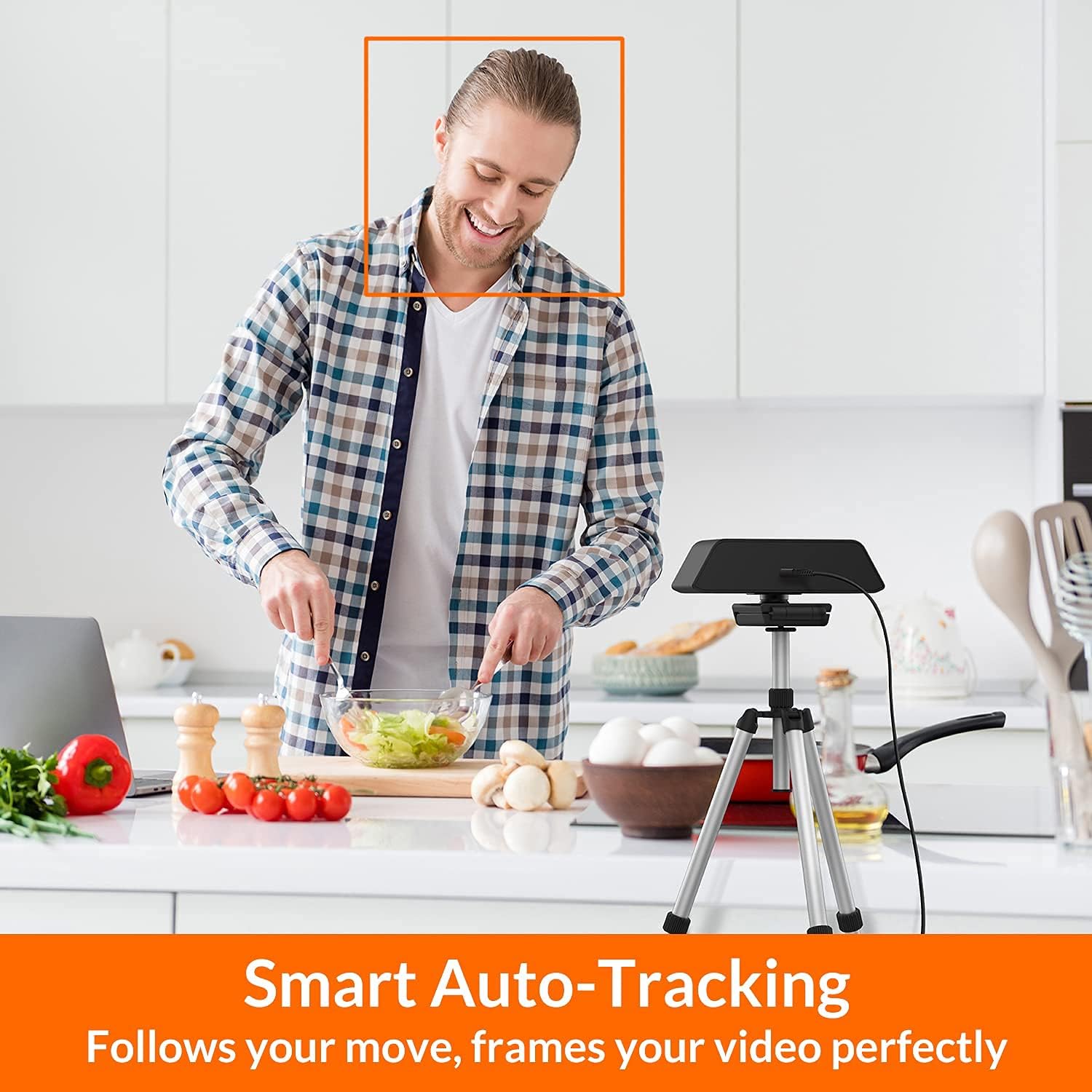 4K AI Auto-Tracking Webcam, Innex C470, 120-Degree Wide Angle and Built-in Microphone, Plug and Play, for Videoconferencing Zoom/Teams/Skype/Google Meet, Live Streaming, and Distance Learning