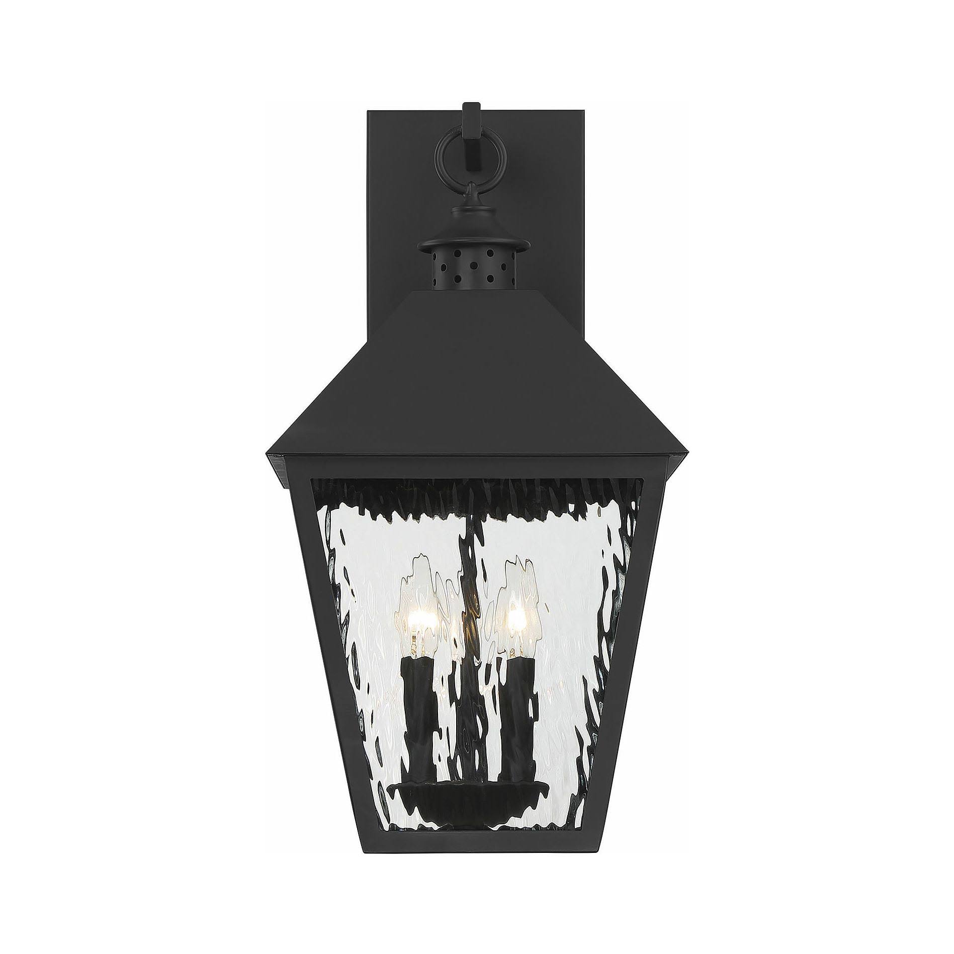 Savoy House 5-792-BK Harrison Matte Black 3 Light Outdoor Sconce