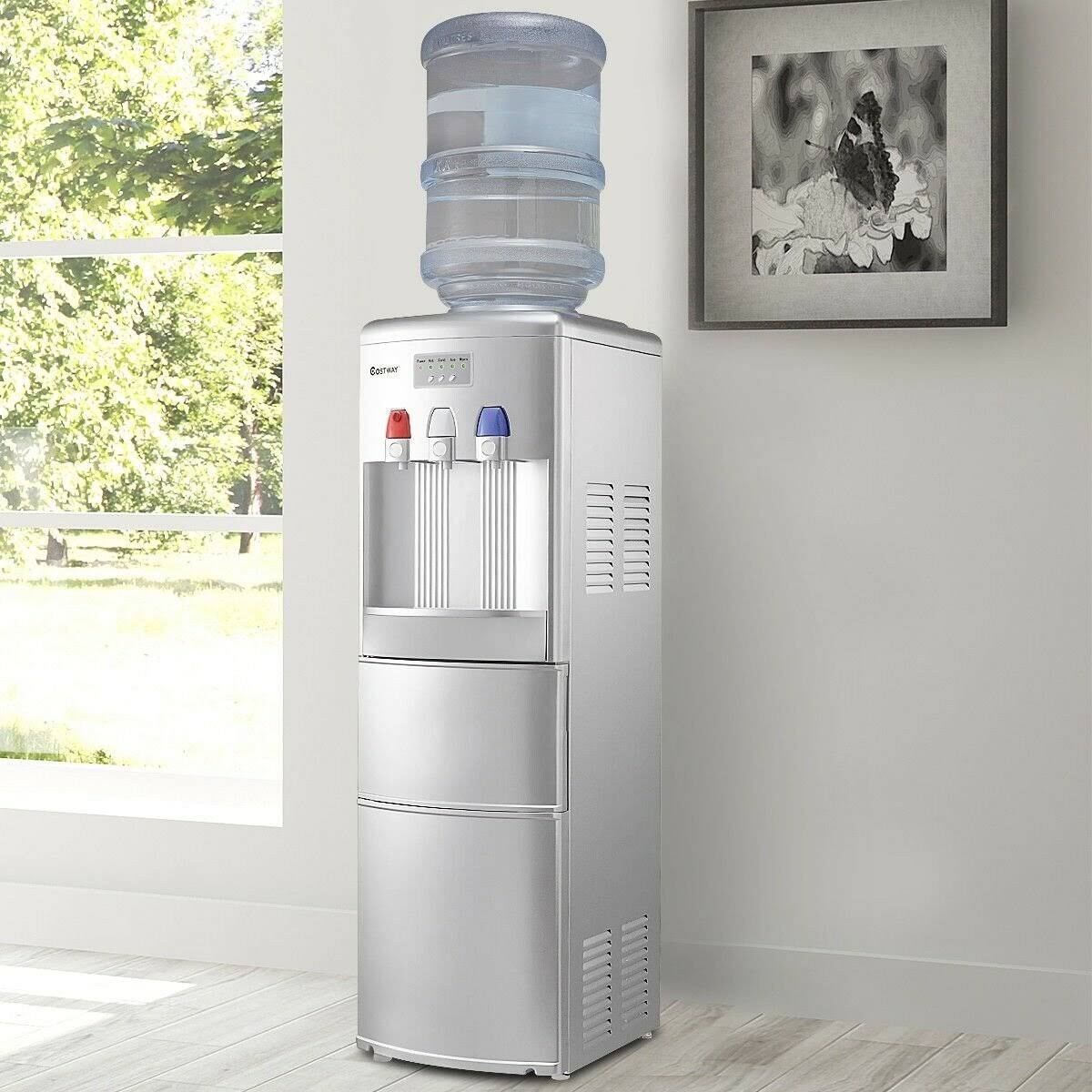Top Loading Water Dispenser with Built-In Ice Maker Machine