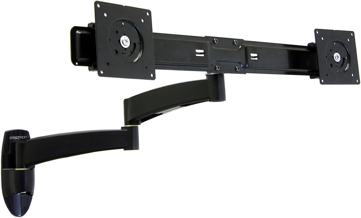 200 Series Dual Mon Arm Black