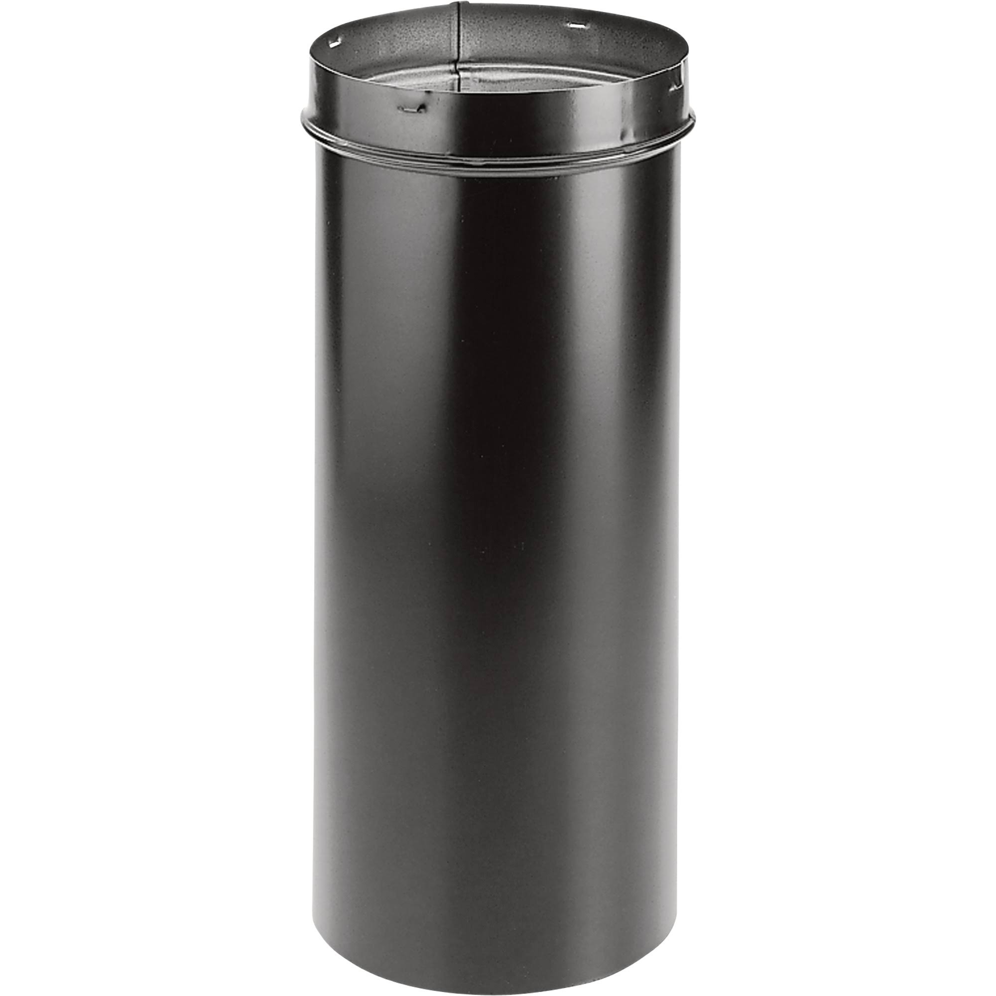 Duravent 6DBK-TL DuraBlack Wood Stove 6 in. Telescoping Pipe