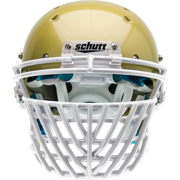 Schutt Stg Big Grill Facemask - White / XL / Carbon Steel