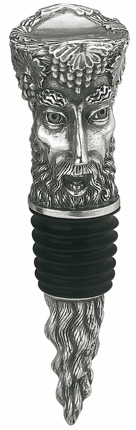 Royal Selangor 014676R Bacchus Bottle STOPPER, Pewter
