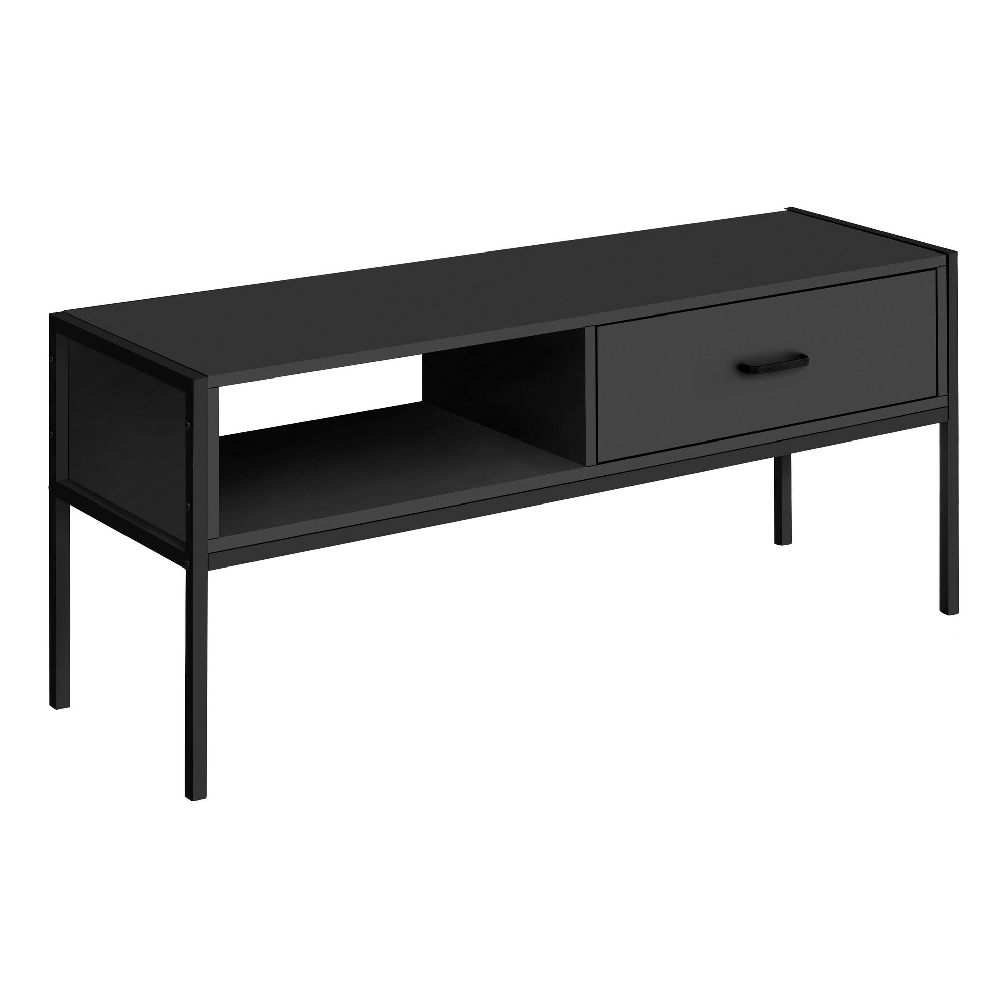 Monarch Specialties TV Stand - 48x22L - Black