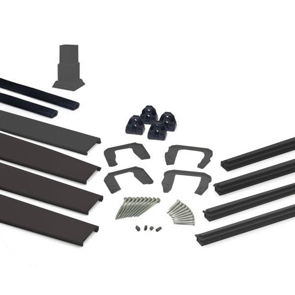 Trex Transcend Accessory Infill Kit - Glass Panel - Black - Level - 6ft